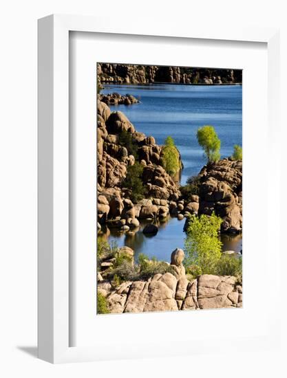 Granite Dells, Watson Lake, Prescott, Arizona, USA.-Michel Hersen-Framed Photographic Print
