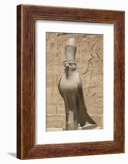 Granite Falcons, Pylon, Temple of Horus, Edfu, Egypt, North Africa, Africa-Richard Maschmeyer-Framed Photographic Print