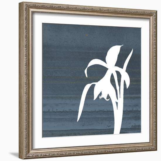 Granite Flower Mate-Jace Grey-Framed Art Print