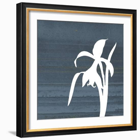 Granite Flower Mate-Jace Grey-Framed Art Print