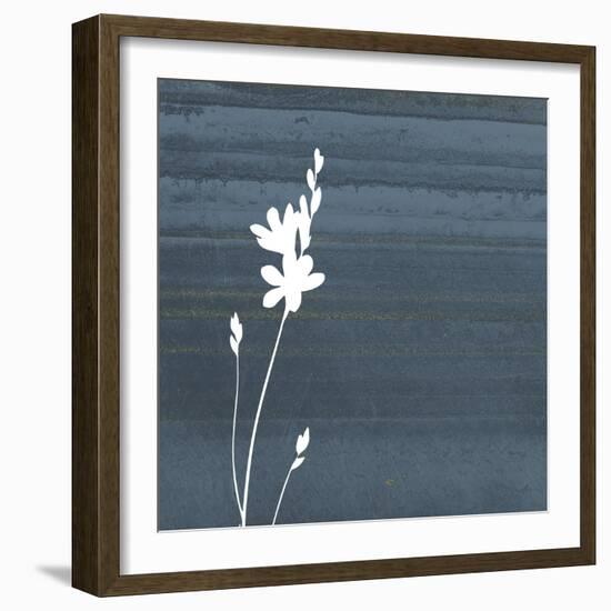 Granite Flower-Jace Grey-Framed Art Print