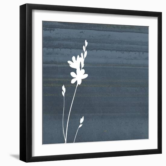 Granite Flower-Jace Grey-Framed Art Print