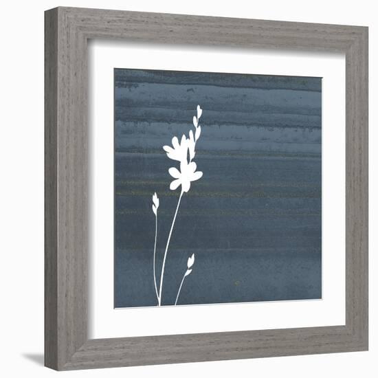 Granite Flower-Jace Grey-Framed Art Print