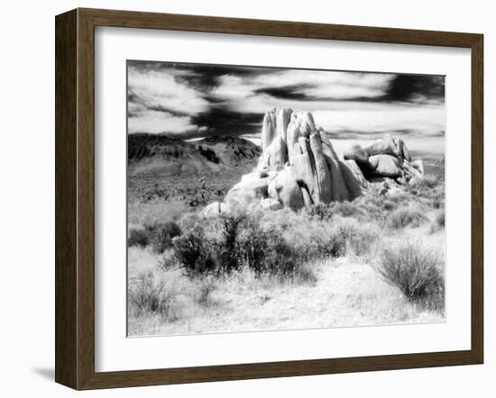 Granite Formation, Joshua Tree National Park, California, USA-Janell Davidson-Framed Photographic Print
