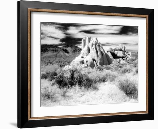 Granite Formation, Joshua Tree National Park, California, USA-Janell Davidson-Framed Photographic Print