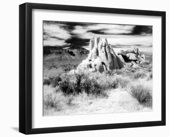 Granite Formation, Joshua Tree National Park, California, USA-Janell Davidson-Framed Photographic Print