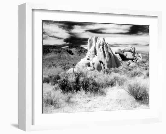 Granite Formation, Joshua Tree National Park, California, USA-Janell Davidson-Framed Photographic Print