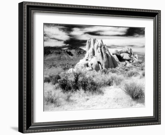 Granite Formation, Joshua Tree National Park, California, USA-Janell Davidson-Framed Photographic Print