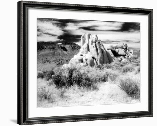 Granite Formation, Joshua Tree National Park, California, USA-Janell Davidson-Framed Photographic Print