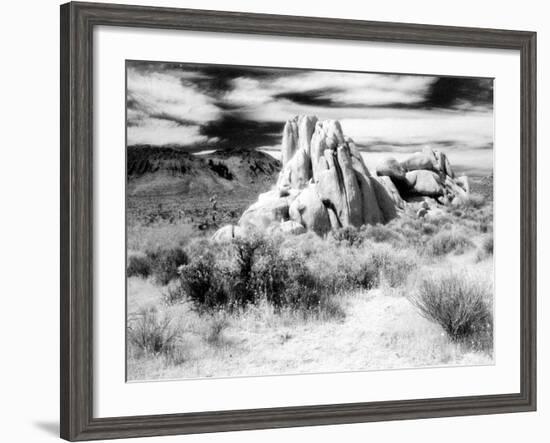 Granite Formation, Joshua Tree National Park, California, USA-Janell Davidson-Framed Photographic Print