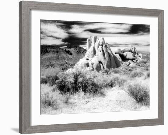 Granite Formation, Joshua Tree National Park, California, USA-Janell Davidson-Framed Photographic Print