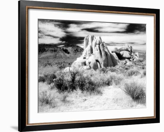 Granite Formation, Joshua Tree National Park, California, USA-Janell Davidson-Framed Photographic Print