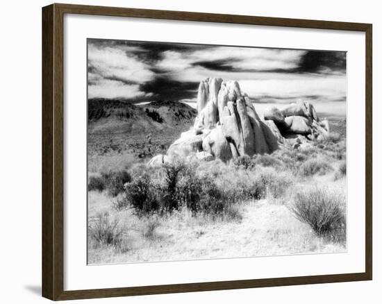 Granite Formation, Joshua Tree National Park, California, USA-Janell Davidson-Framed Photographic Print