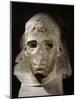 Granite portrait head of Ptolemy VI Philometer, Ancient Egyptian, Ptolemaic period, 180-145 BC-Werner Forman-Mounted Photographic Print