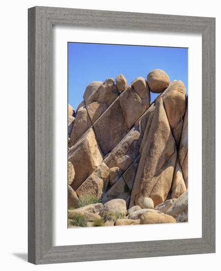 Granite Rock Formations, Joshua Tree National Park, California, Usa-Jamie & Judy Wild-Framed Photographic Print