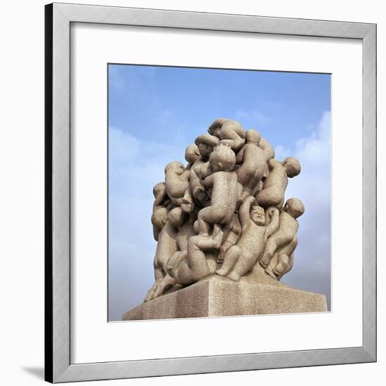 Granite sculpture from Vigeland Gardens in Oslo, 19th century. Artist: Unknown-Unknown-Framed Giclee Print