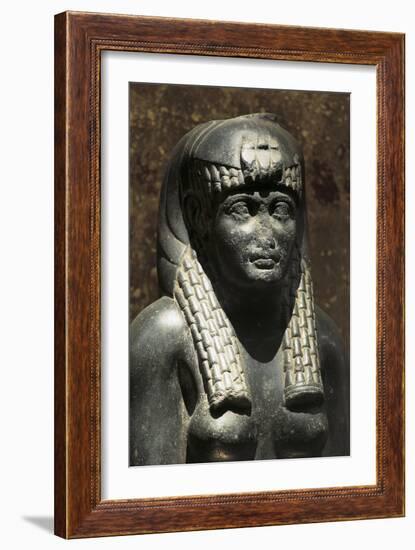 Granite Statue of Ptolemaic Queen-null-Framed Giclee Print