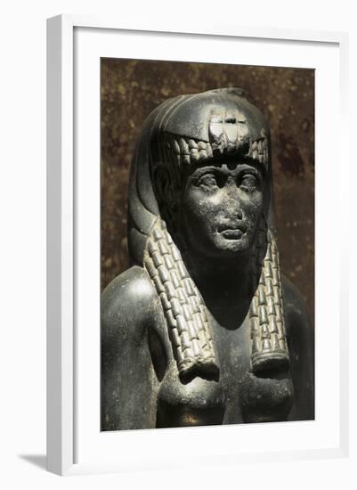 Granite Statue of Ptolemaic Queen-null-Framed Giclee Print
