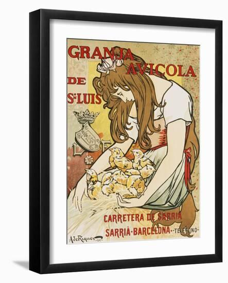 Granja Avicola de Sn. Luis, 1896-Alejandro De Riquer-Framed Giclee Print