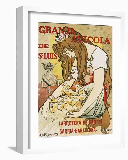 Granja Avicola de Sn. Luis, 1896-Alejandro De Riquer-Framed Giclee Print