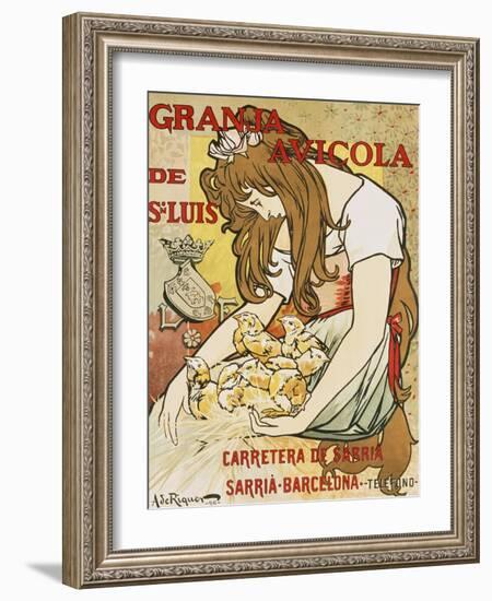 Granja Avicola de Sn. Luis, 1896-Alejandro De Riquer-Framed Giclee Print