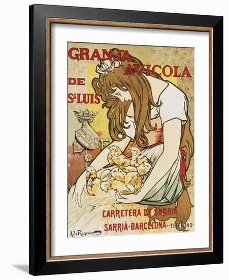 Granja Avicola de Sn. Luis, 1896-Alejandro De Riquer-Framed Giclee Print