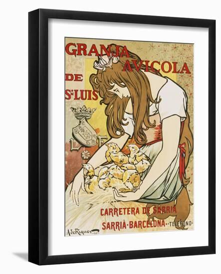 Granja Avicola de Sn. Luis, 1896-Alejandro De Riquer-Framed Giclee Print