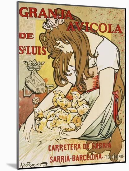 Granja Avicola de Sn. Luis, 1896-Alejandro De Riquer-Mounted Giclee Print