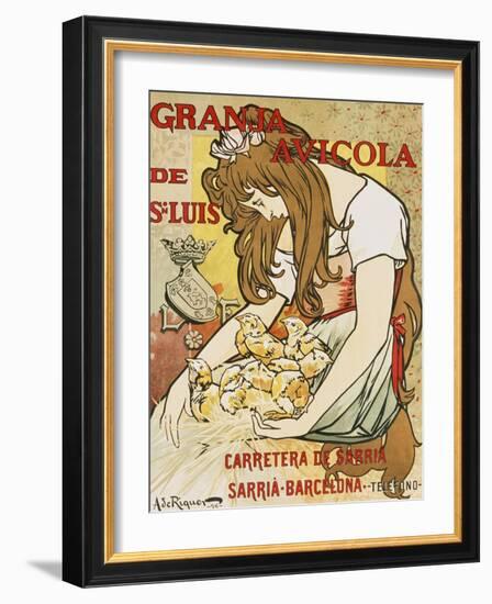 Granja Avicola de Sn. Luis, 1896-Alejandro De Riquer-Framed Giclee Print