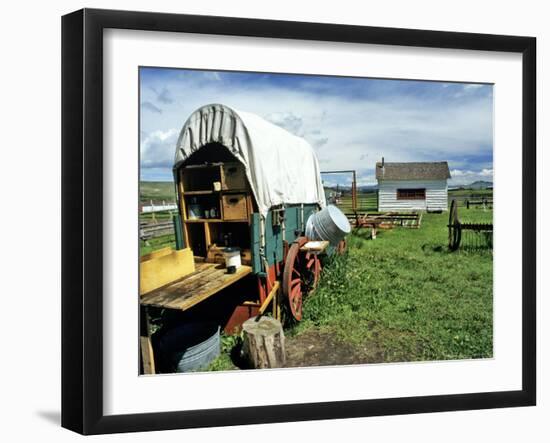 Grant-Kohrs National Historic Site, Deerlodge, Montana, USA-Chuck Haney-Framed Photographic Print