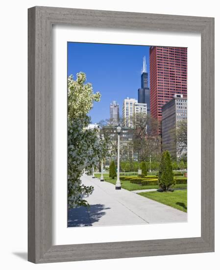 Grant Park, Chicago, Illinois, United States of America, North America-Amanda Hall-Framed Photographic Print