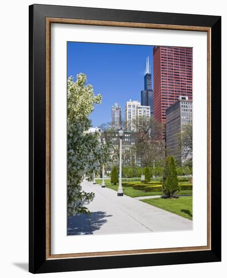 Grant Park, Chicago, Illinois, United States of America, North America-Amanda Hall-Framed Photographic Print