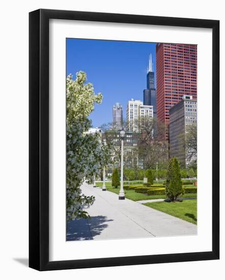 Grant Park, Chicago, Illinois, United States of America, North America-Amanda Hall-Framed Photographic Print