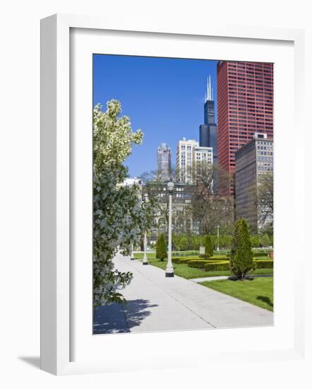 Grant Park, Chicago, Illinois, United States of America, North America-Amanda Hall-Framed Photographic Print