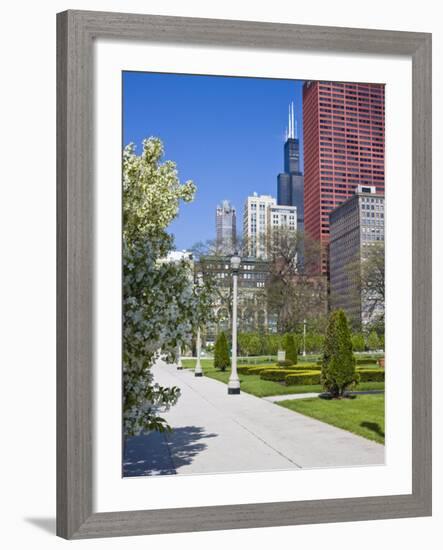 Grant Park, Chicago, Illinois, United States of America, North America-Amanda Hall-Framed Photographic Print