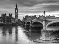 The House of Parliament and Westminster Bridge-Grant Rooney-Mounted Art Print