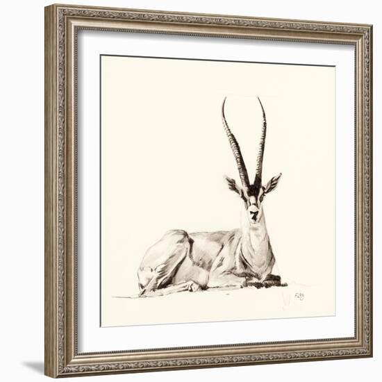 Grant's Gazelle, 2012,-Francesca Sanders-Framed Giclee Print