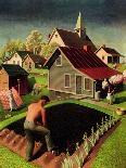 The Birthplace of Herbert Hoover, West Branch, Iowa, 1931-Grant Wood-Giclee Print