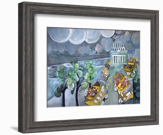 Grants Tomb-Zelda Fitzgerald-Framed Art Print