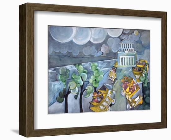 Grants Tomb-Zelda Fitzgerald-Framed Art Print