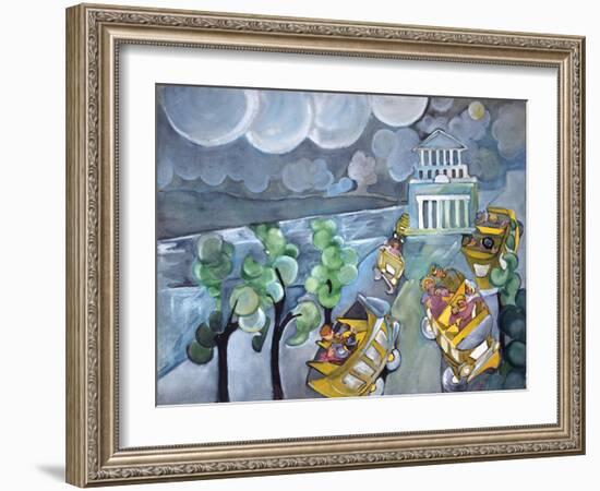 Grants Tomb-Zelda Fitzgerald-Framed Art Print