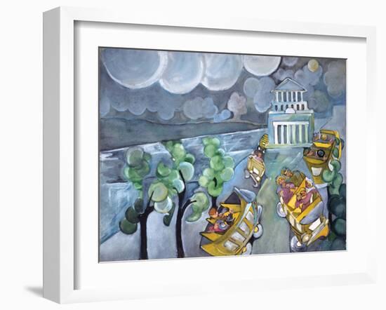 Grants Tomb-Zelda Fitzgerald-Framed Art Print