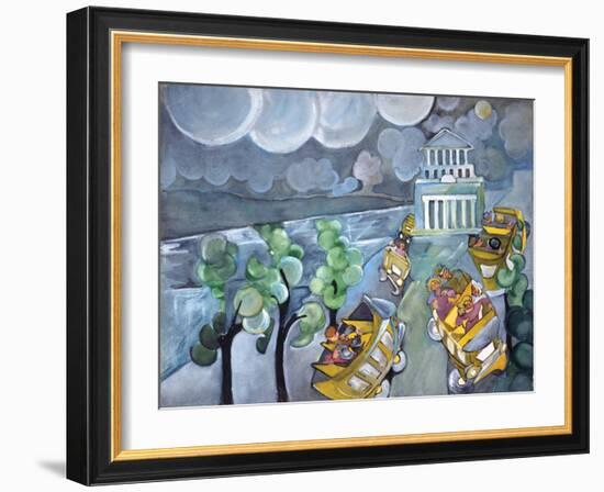 Grants Tomb-Zelda Fitzgerald-Framed Art Print