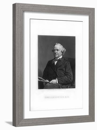 Granville George Leveson-Gower, 2nd Earl Granville, British Liberal Statesman-W Roffe-Framed Giclee Print