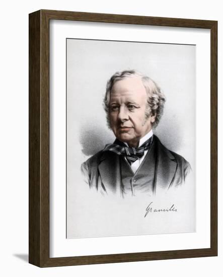 Granville Leveson-Gower, 2nd Earl Granville, British Liberal Statesman, C1890-Petter & Galpin Cassell-Framed Giclee Print