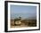 Grape Harvest at a Vineyard in Lujan De Cuyo with the Andes Mountains in the Background, Mendoza-Yadid Levy-Framed Photographic Print