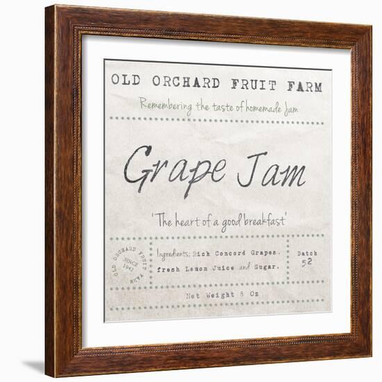 Grape Jam-The Vintage Collection-Framed Giclee Print