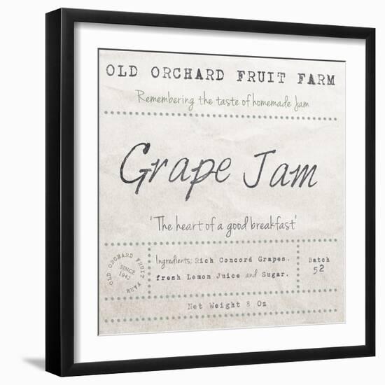 Grape Jam-The Vintage Collection-Framed Giclee Print