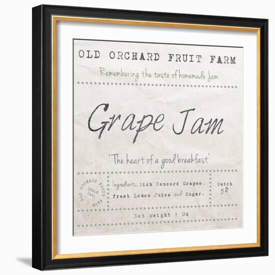 Grape Jam-The Vintage Collection-Framed Giclee Print