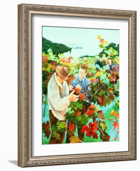 Grape Pickers, 1996-Cristiana Angelini-Framed Giclee Print